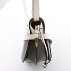 LOEWE Gate Small Crossbody Bag in White x Green
