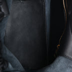 Loewe Squishy Bag Leather Chain Shoulder Bag in Black