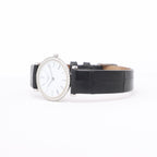 Longines Grand Classic L4.241.0 45958384 SS & Leather QZ White Dial Watch