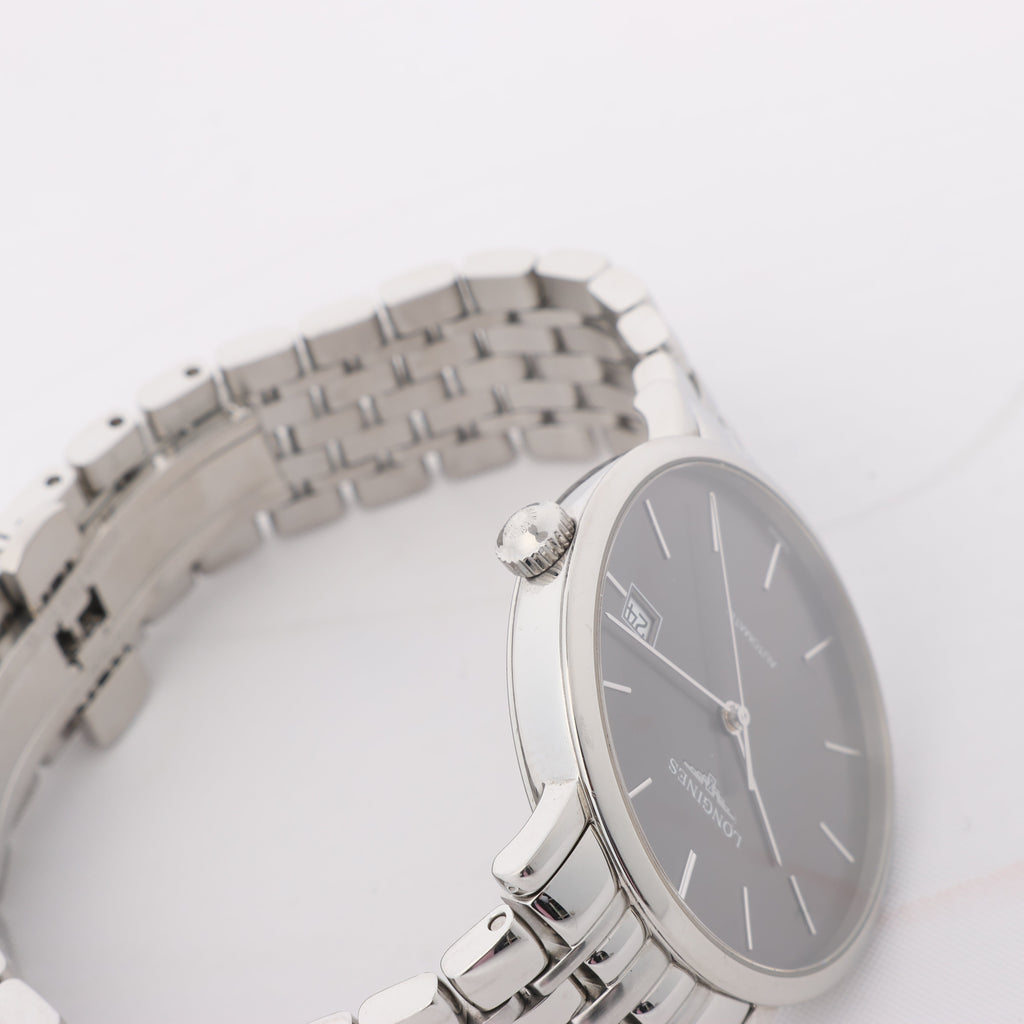 Longines Elegant L4.810.4 44546292 SS AT Gray-Face Watch