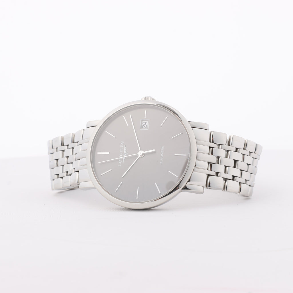 Longines Elegant L4.810.4 44546292 SS AT Gray-Face Watch