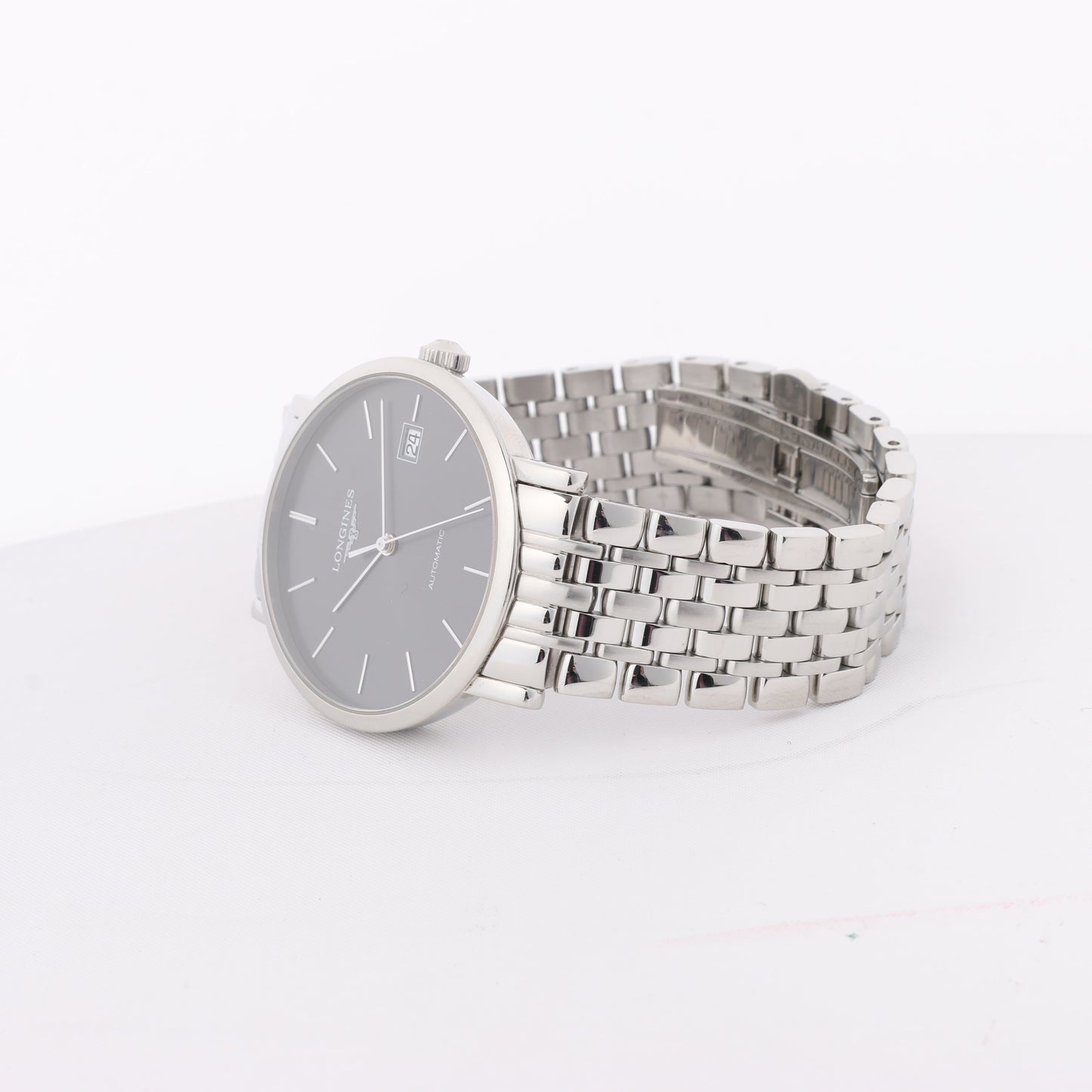 Longines Elegant L4.810.4 44546292 SS AT Gray-Face Watch