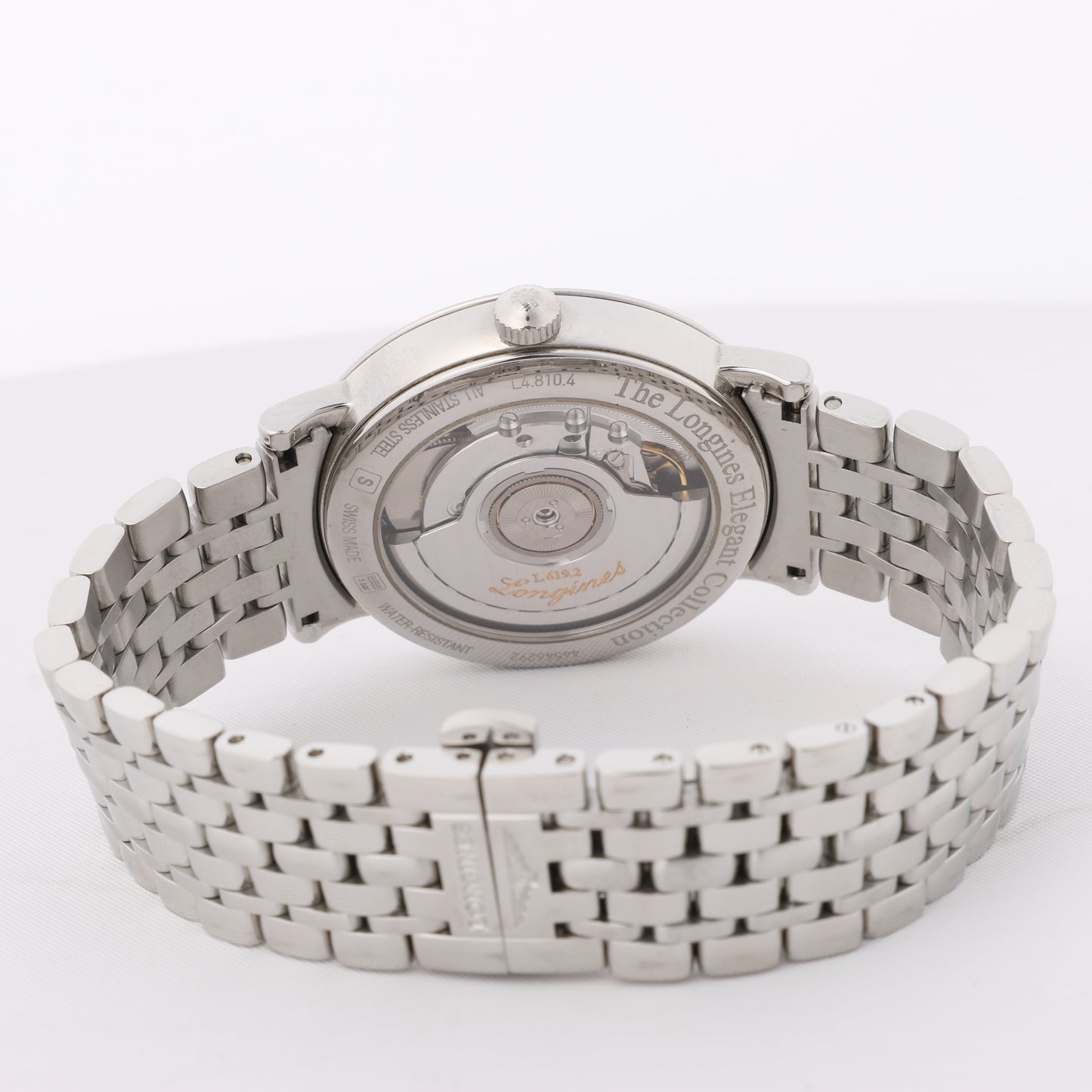 Longines Elegant L4.810.4 44546292 SS AT Gray-Face Watch