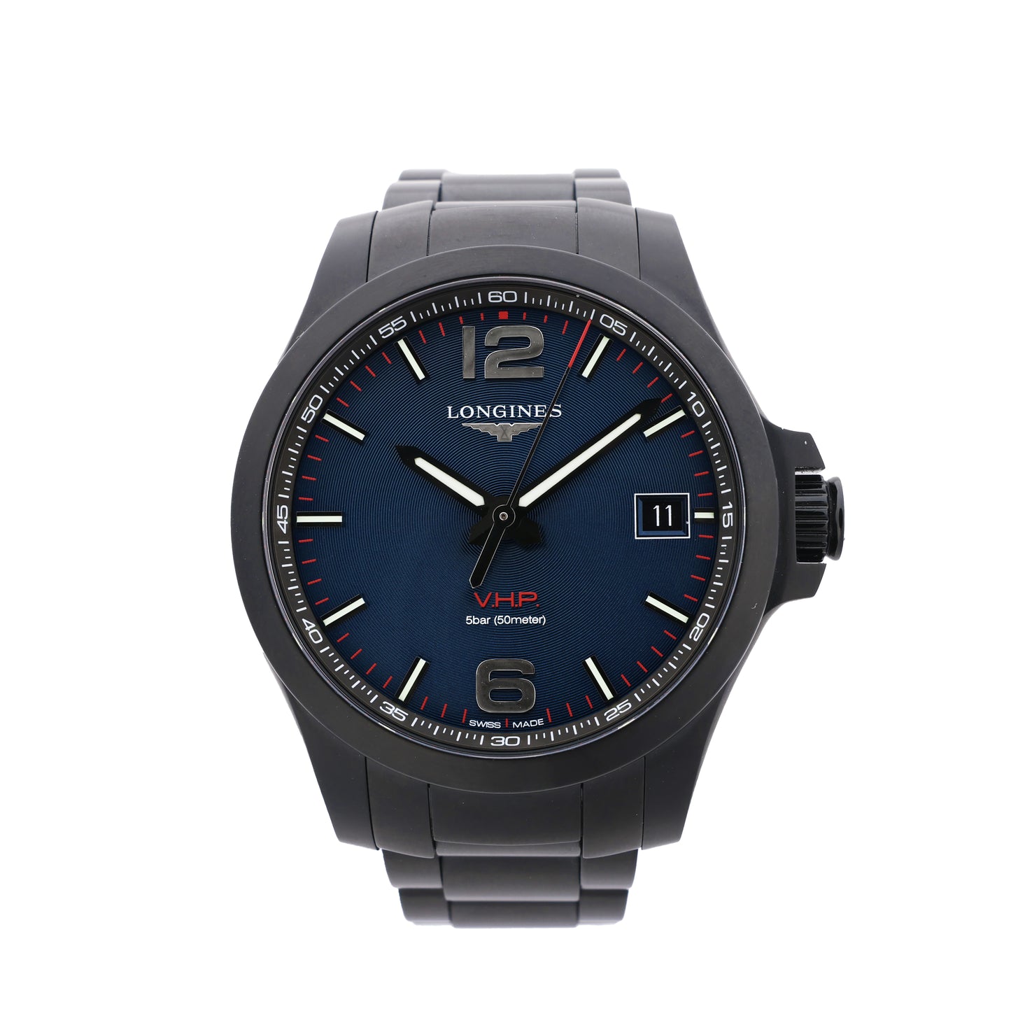 Longines Conquest L3.716.2.96.6 46907518 SS QZ Blue-Face Watch