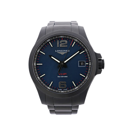 Longines Conquest L3.716.2.96.6 46907518 SS QZ Blue-Face Watch