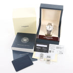 Longines Conquest V.H.P. L3.718.4 49915376 SS QZ Watch with White Dial