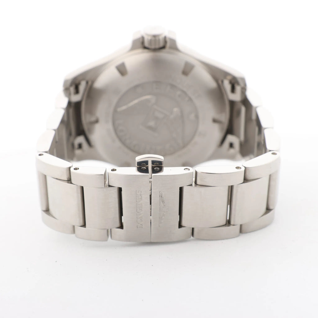 Longines Conquest V.H.P. L3.718.4 49915376 SS QZ Watch with White Dial