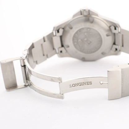Longines HydroConquest L3.782.4 51494820 SS AT Watch with Black Dial