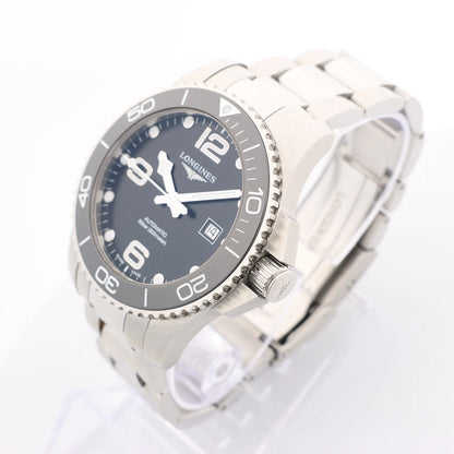 Longines HydroConquest L3.782.4 51494820 SS AT Watch with Black Dial