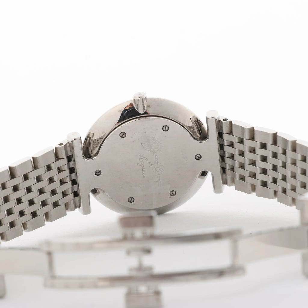 Longines La Grande Classique L4.512.4.87.6 53249318 SS QZ Watch with White Shell Dial