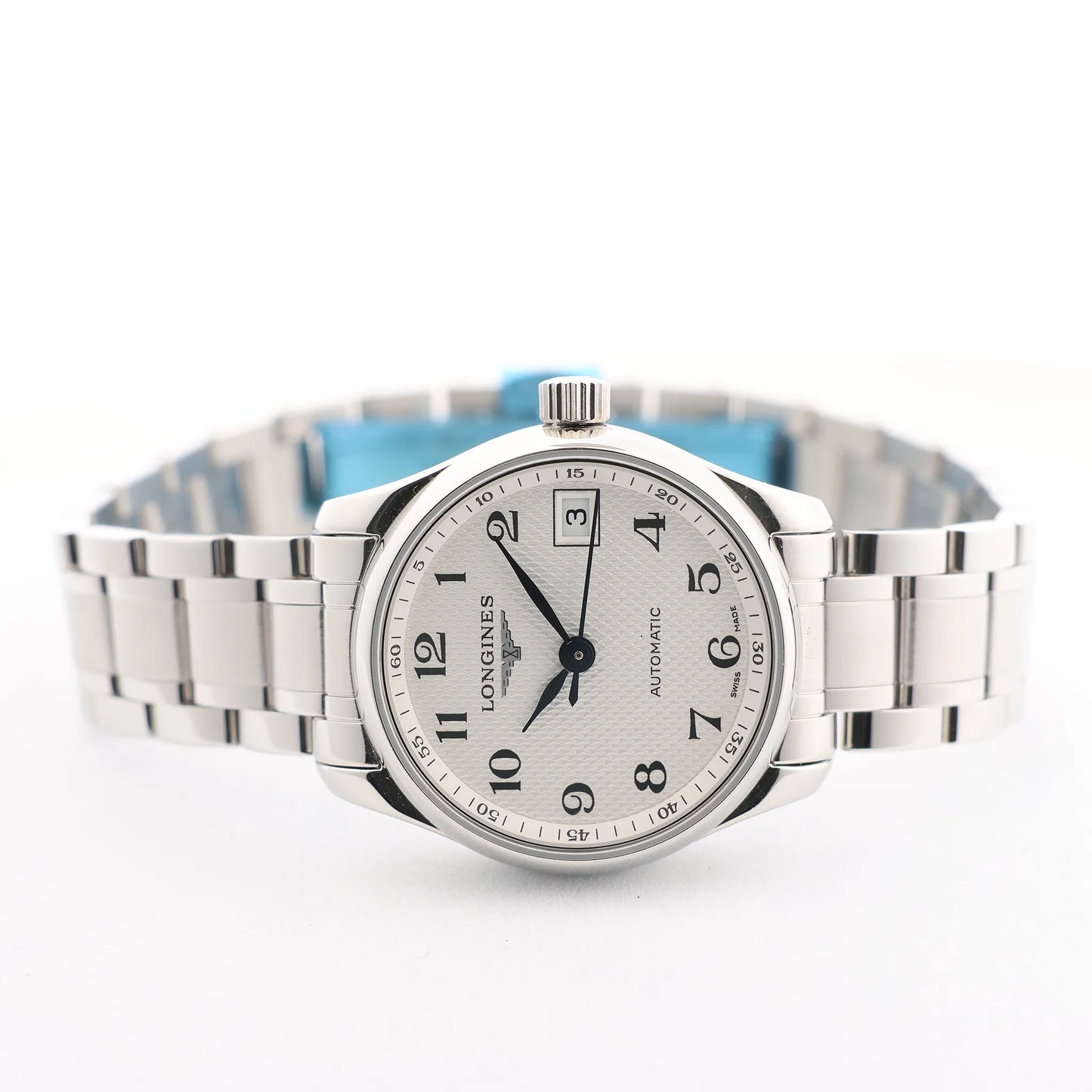 Longines Master Collection L2.128.4.78.6 49135285 SS AT Watch with Silver Dial