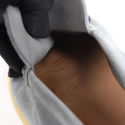 Mocassins décontractés en daim Loro Piana Gull, gris, pointure 48 EU K66461