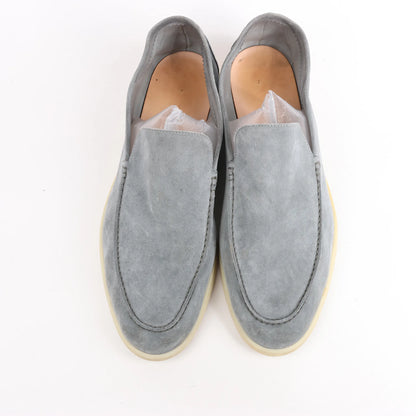 Mocassins décontractés en daim Loro Piana Gull, gris, pointure 48 EU K66461