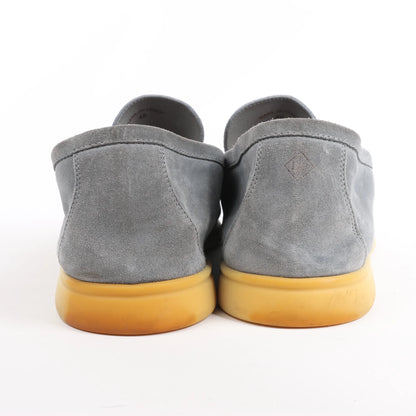 Mocassins décontractés en daim Loro Piana Gull, gris, pointure 48 EU K66461