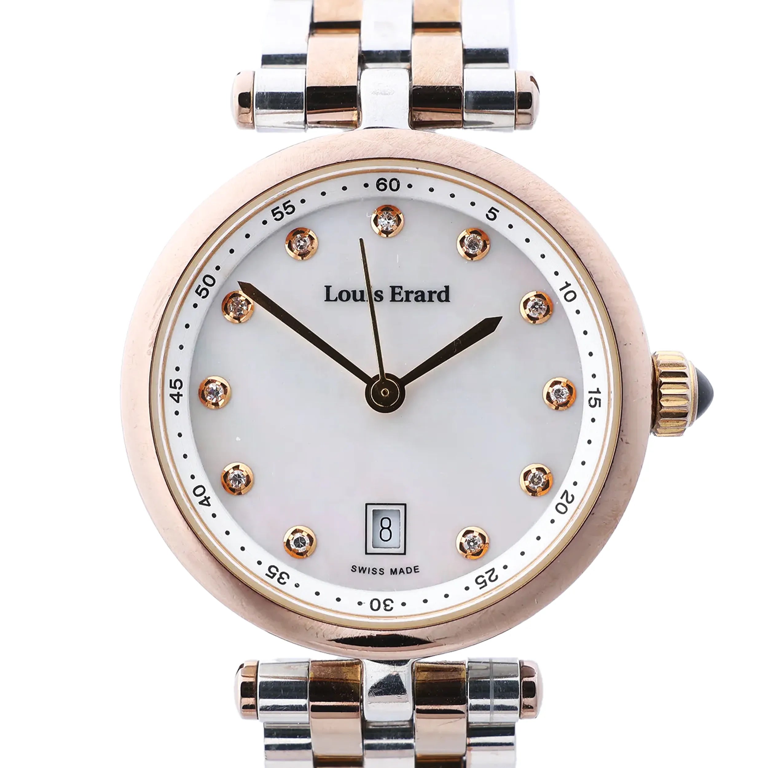 Louis Erard Romance 10800AB24.BMA26 Quartz Watch with White Dial