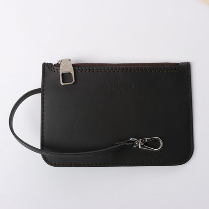 Louis Vuitton Hina Monogram Mahina Leather Shoulder Bag in Black M54350