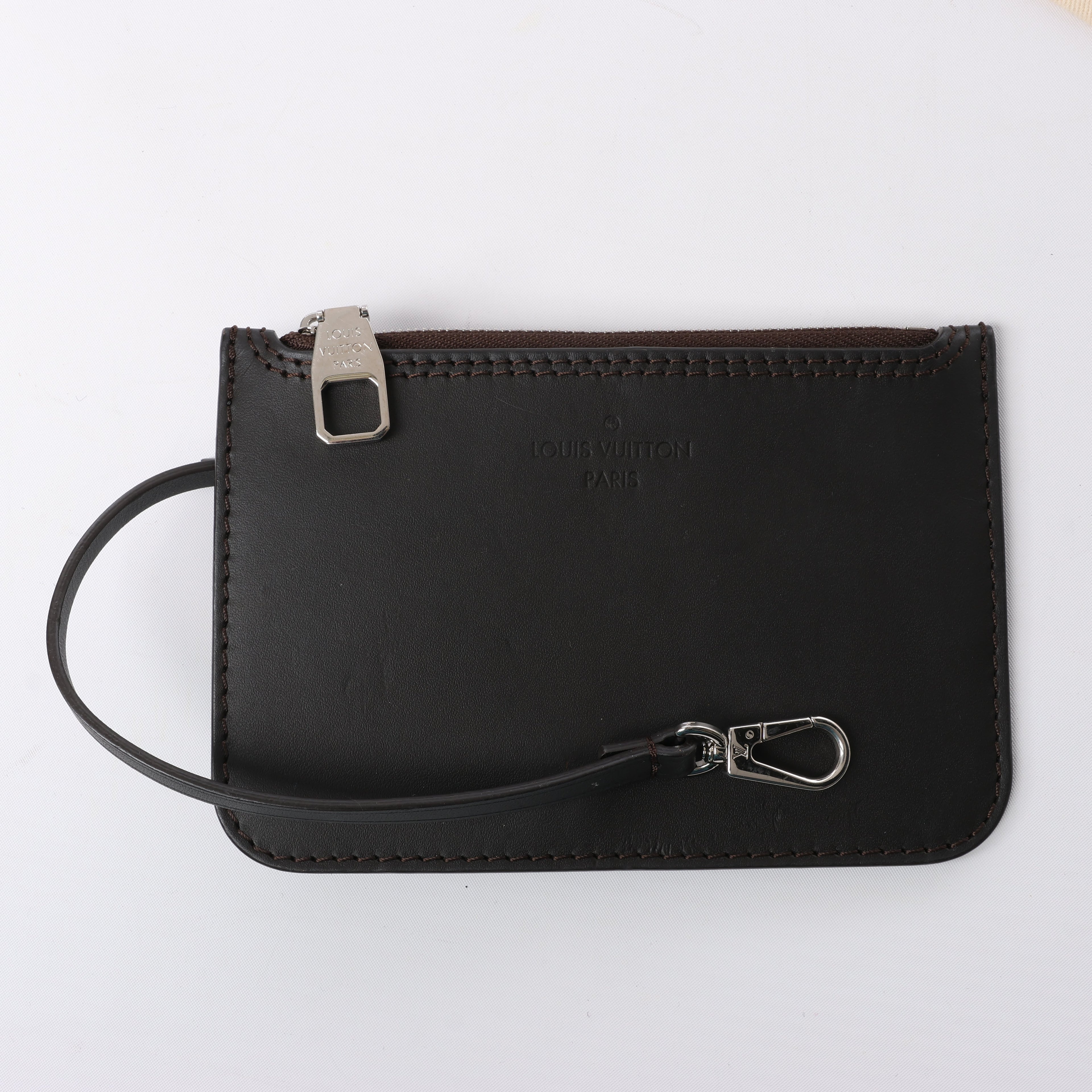 Louis Vuitton Hina Monogram Mahina Leather Shoulder Bag in Black M54350