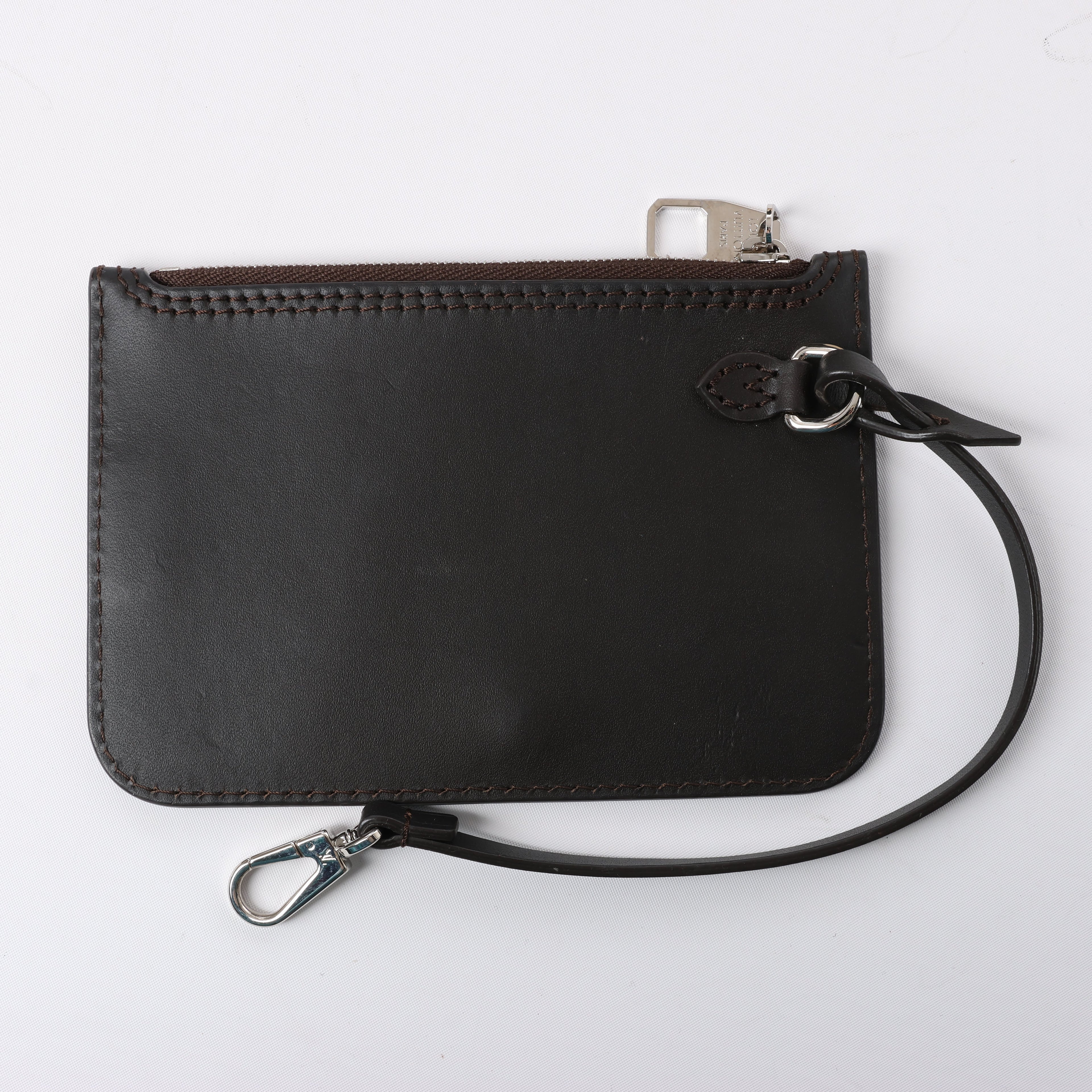 Louis Vuitton Hina Monogram Mahina Leather Shoulder Bag in Black M54350