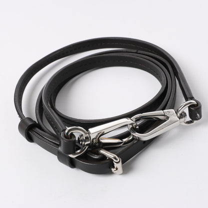 Louis Vuitton Hina Monogram Mahina Leather Shoulder Bag in Black M54350