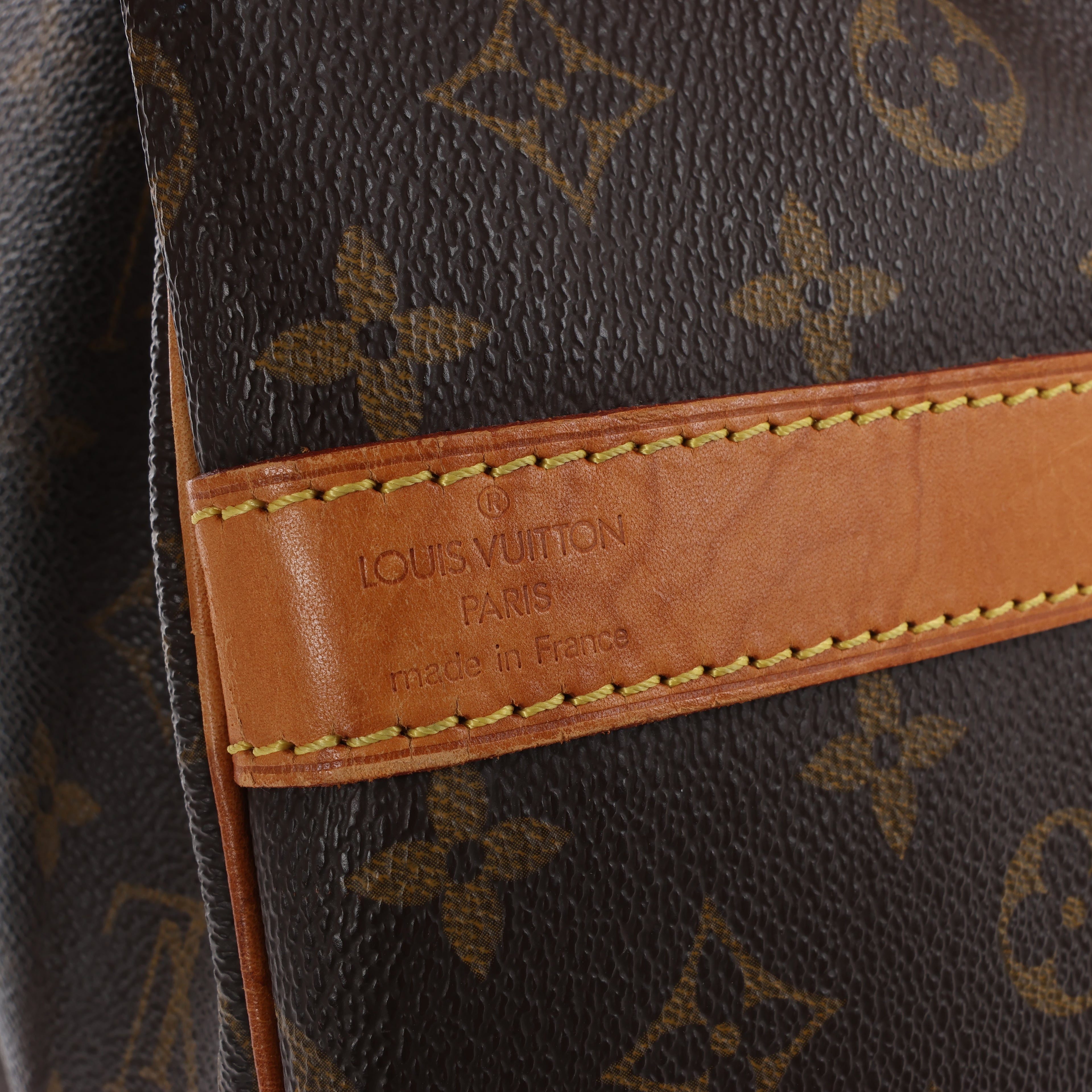 Louis Vuitton Keepall Bandoulière 55 Monogram Canvas Travel Bag in Brown M41414