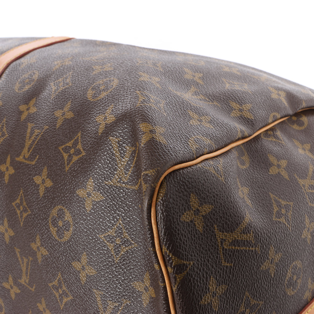 Louis Vuitton Keepall Bandoulière 55 Monogram Canvas Travel Bag in Brown M41414