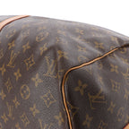 Louis Vuitton Keepall Bandoulière 55 Monogram Canvas Travel Bag in Brown M41414