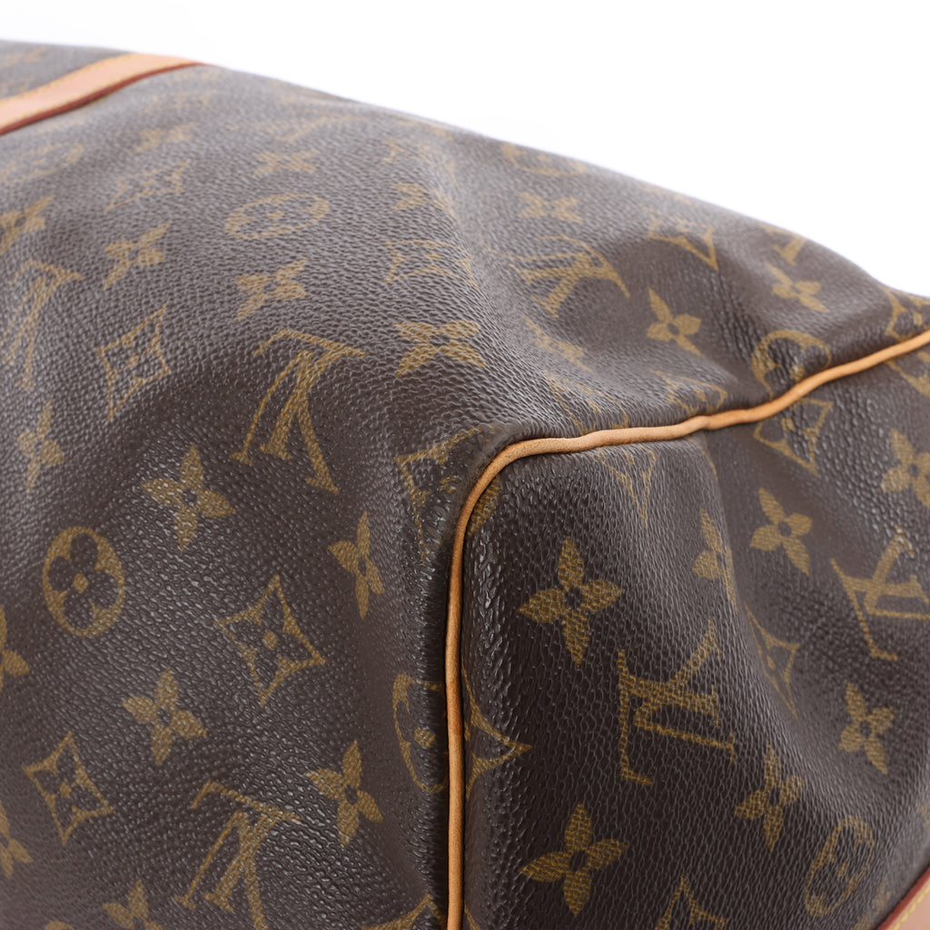 Louis Vuitton Keepall Bandoulière 55 Monogram Canvas Travel Bag in Brown M41414