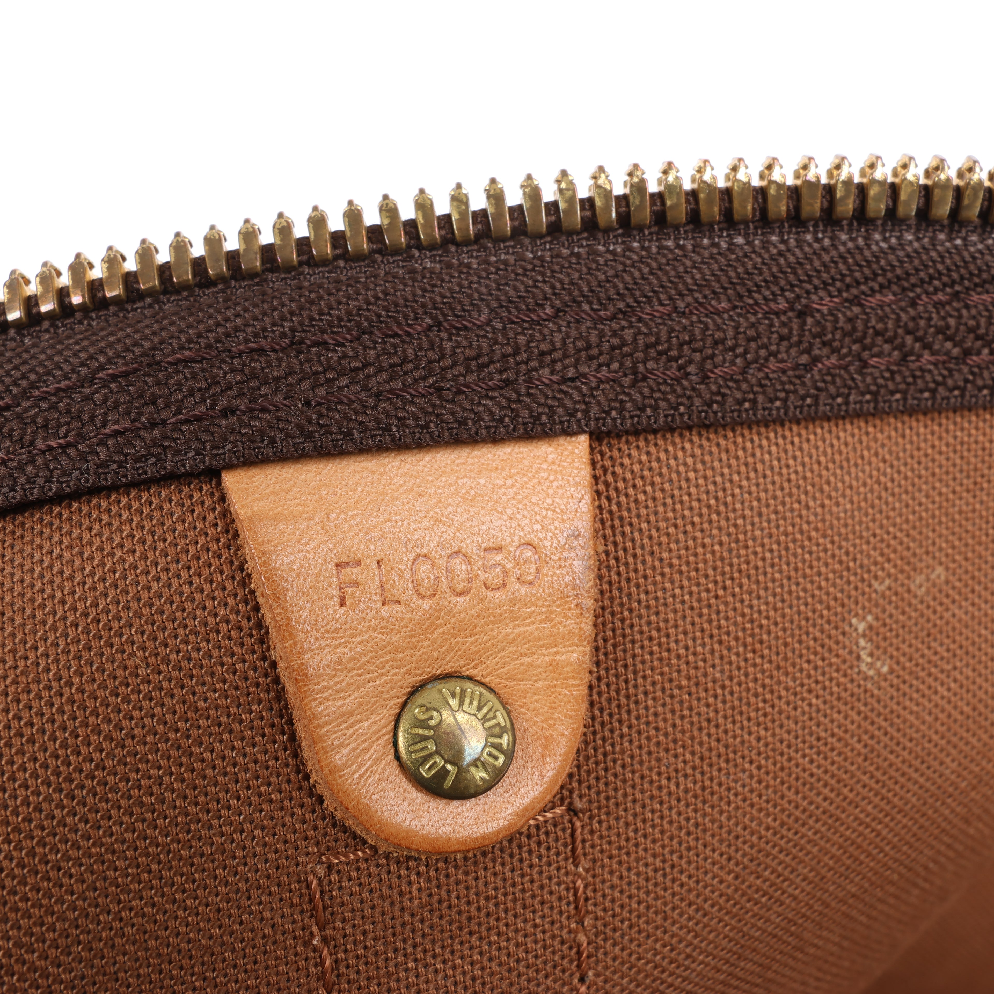 Louis Vuitton Keepall Bandoulière 55 Monogram Canvas Travel Bag in Brown M41414