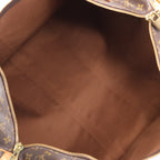 Louis Vuitton Keepall Bandoulière 55 Monogram Canvas Travel Bag in Brown M41414