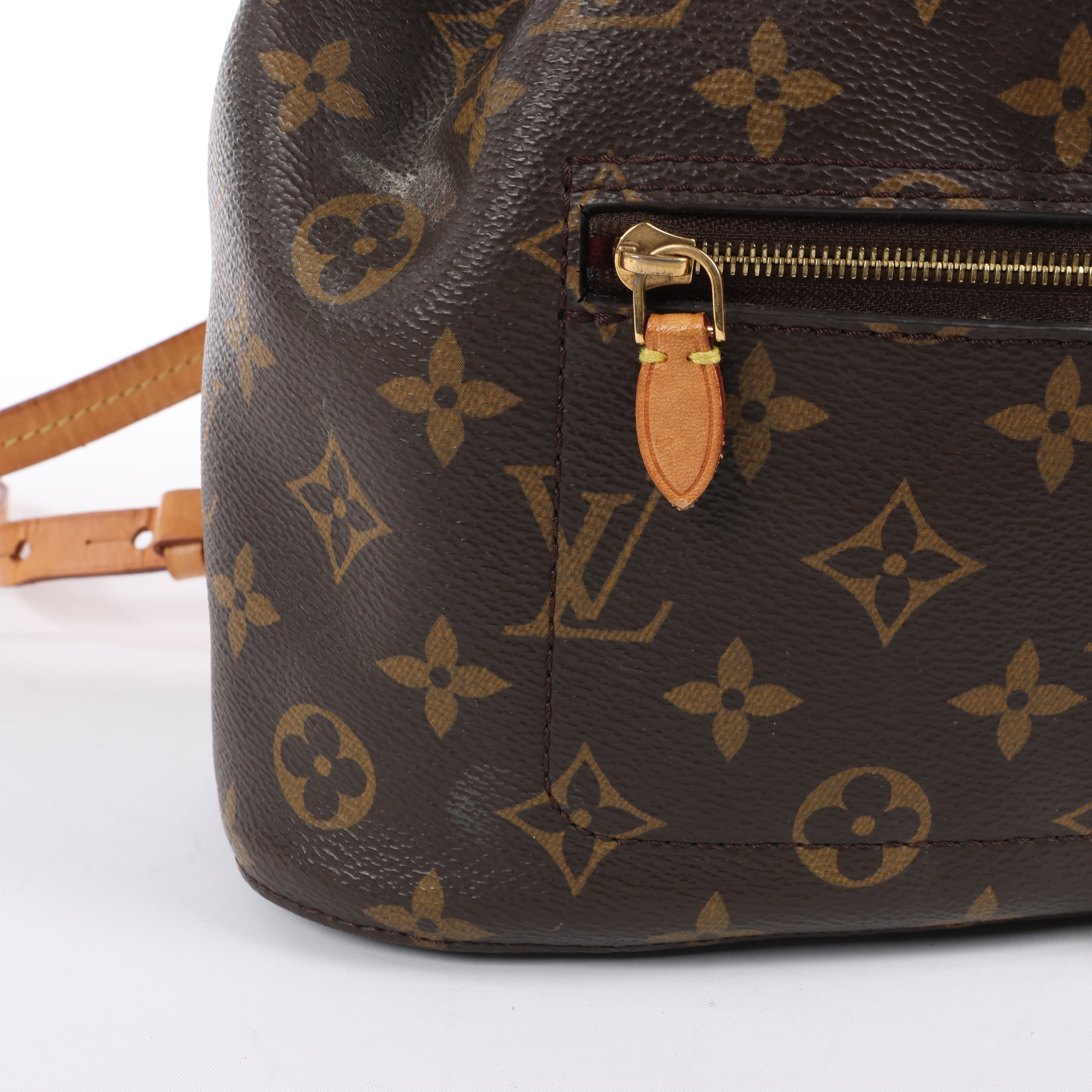 Louis Vuitton Monsley Monogram Canvas Backpack in Brown M43431