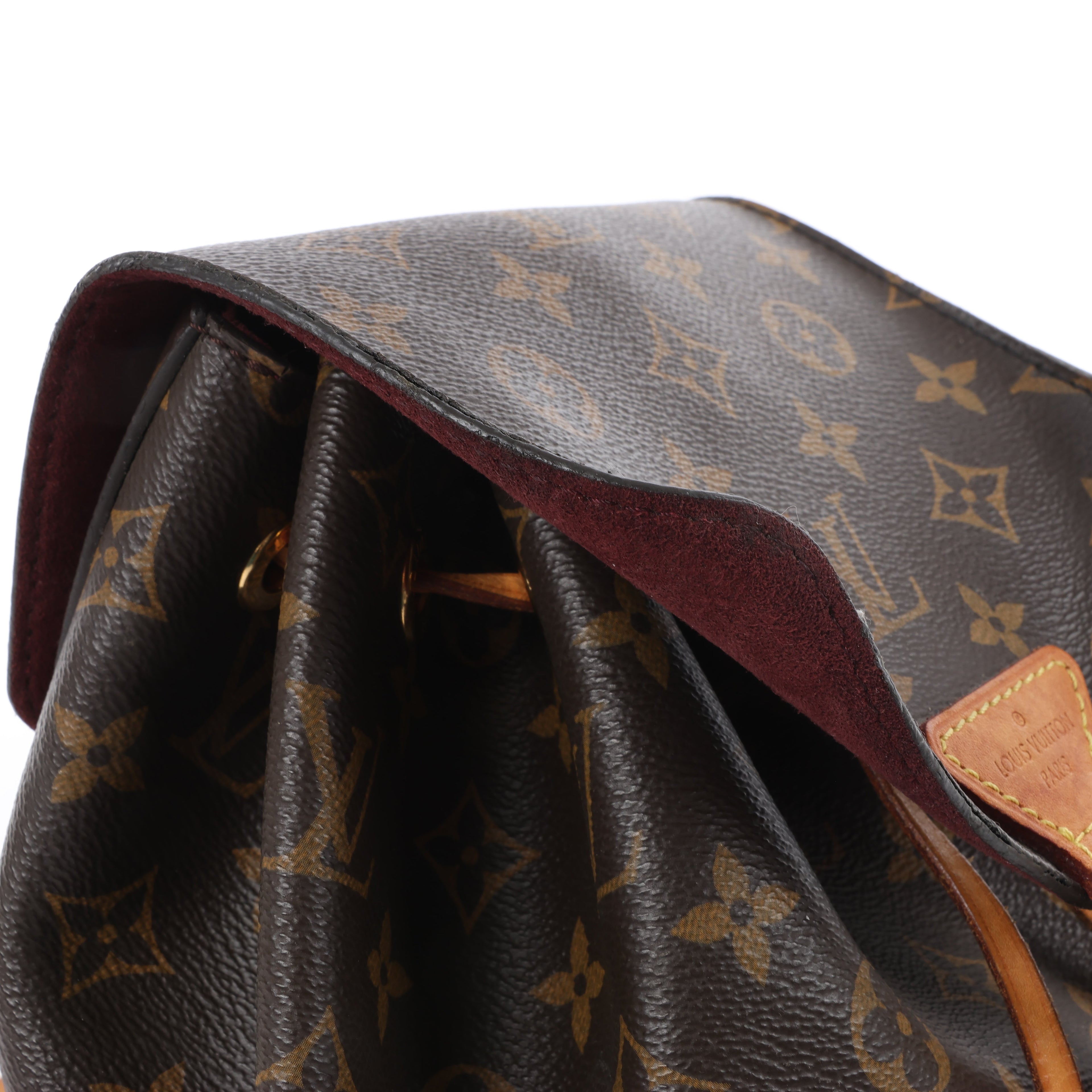 Louis Vuitton Monsley Monogram Canvas Backpack in Brown M43431