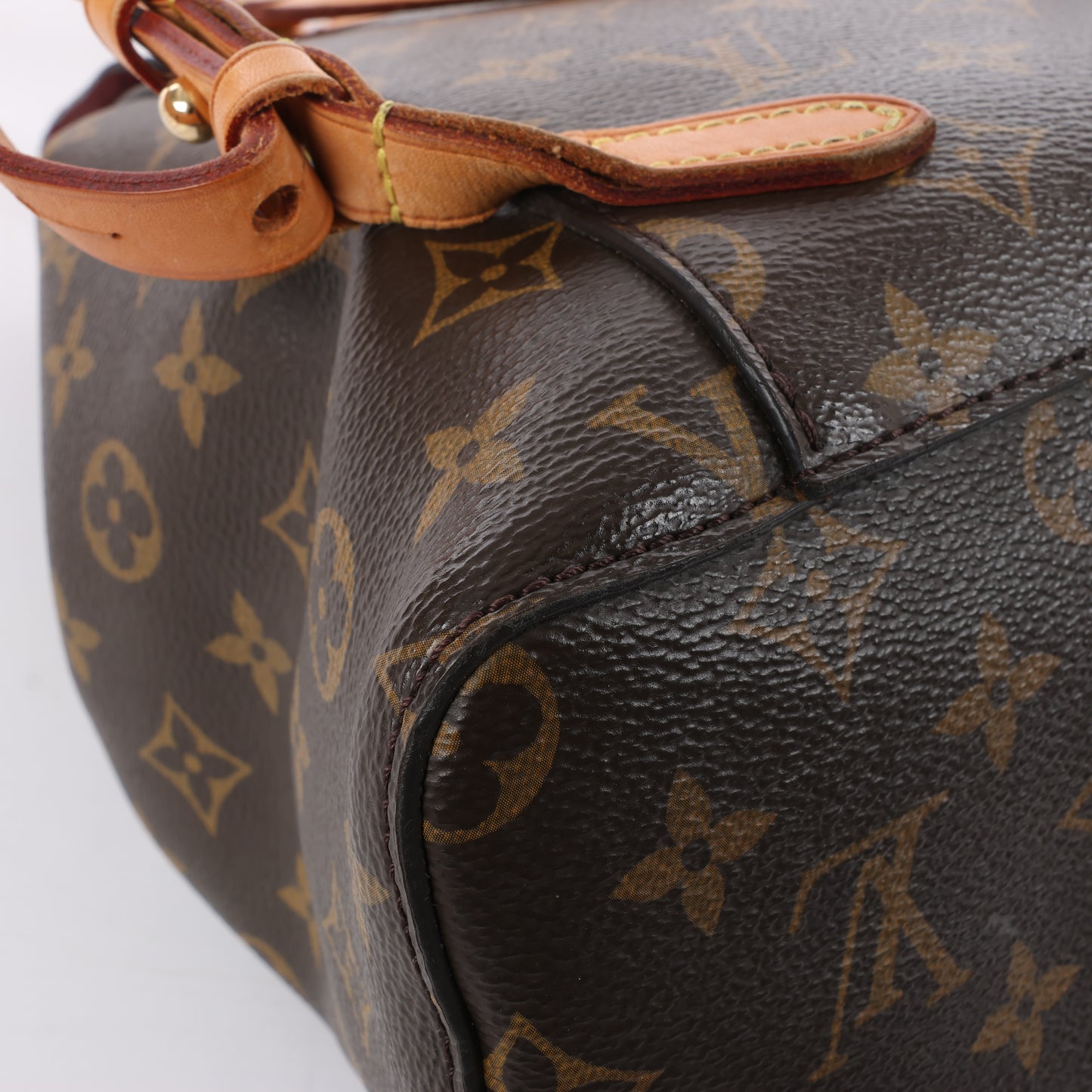 Sac à dos Louis Vuitton Monsley en toile Monogram marron M43431