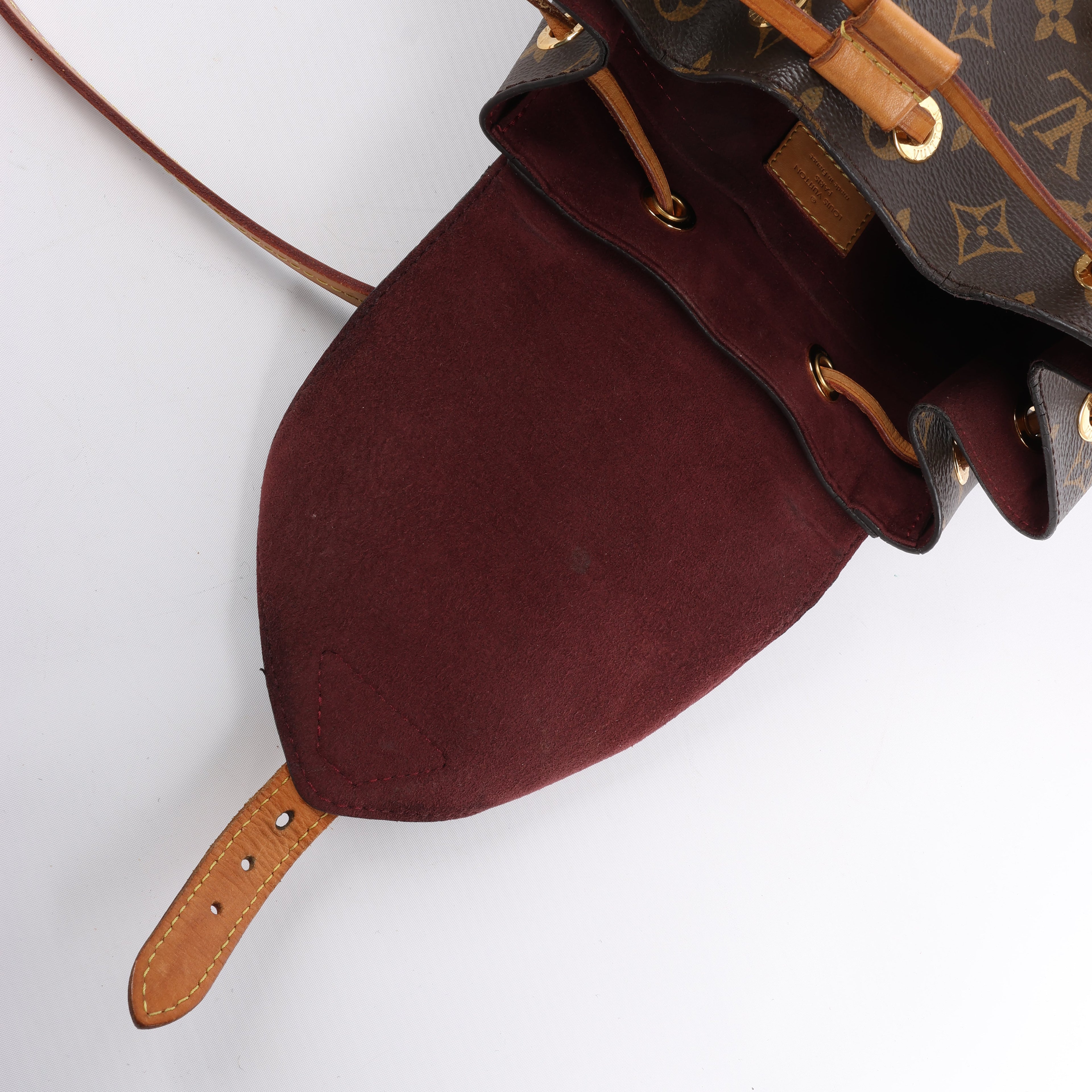 Louis Vuitton Monsley Monogram Canvas Backpack in Brown M43431