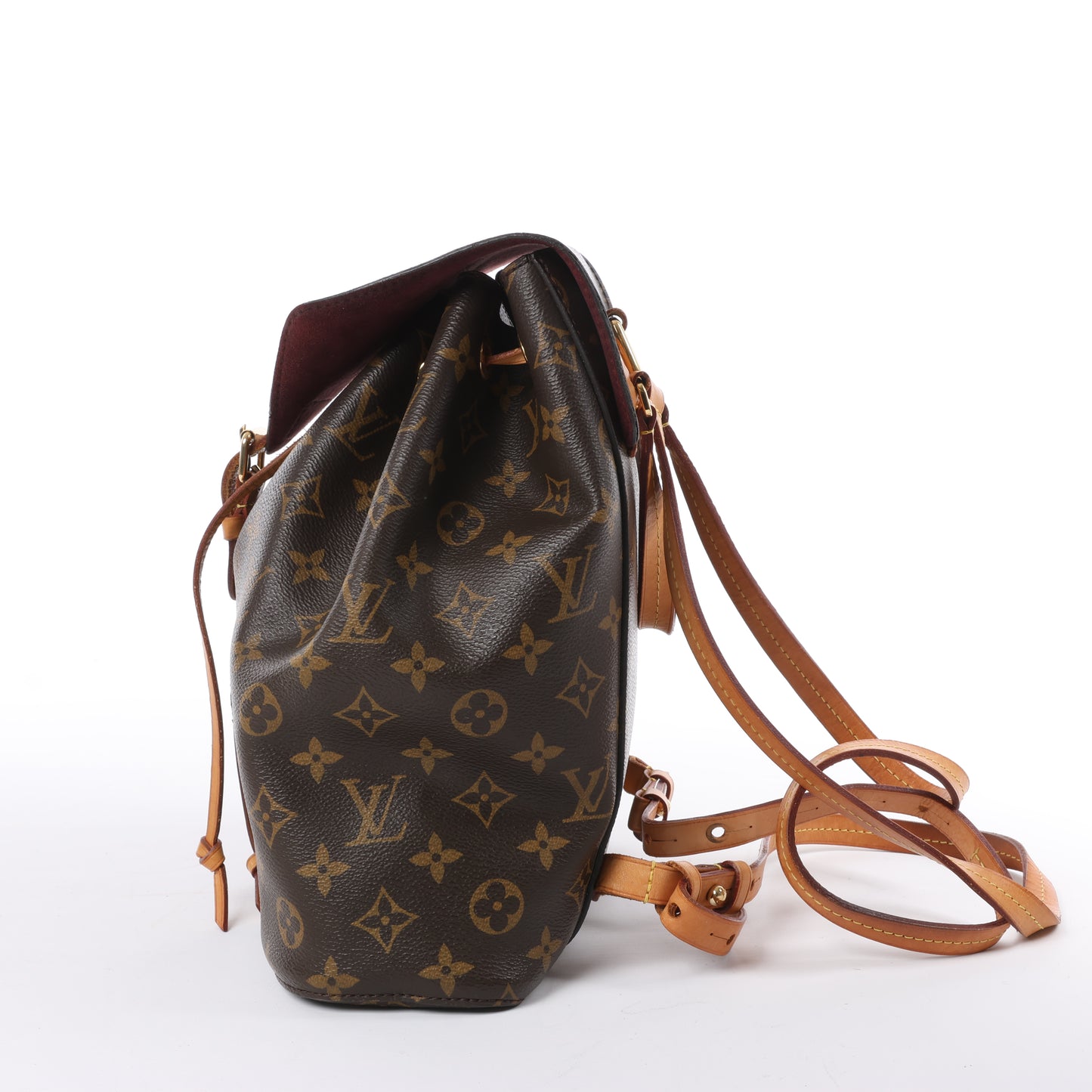 Sac à dos Louis Vuitton Monsley en toile Monogram marron M43431
