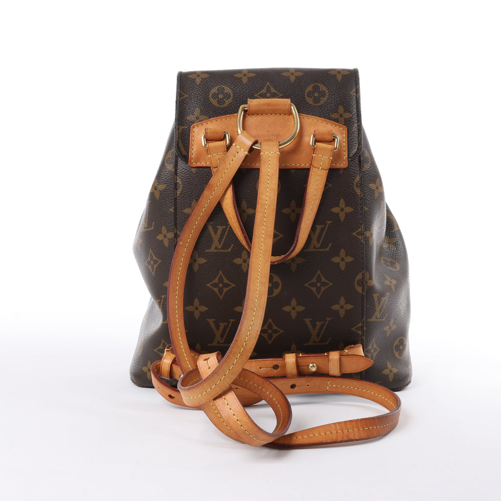 Louis Vuitton Monsley Monogram Canvas Backpack in Brown M43431