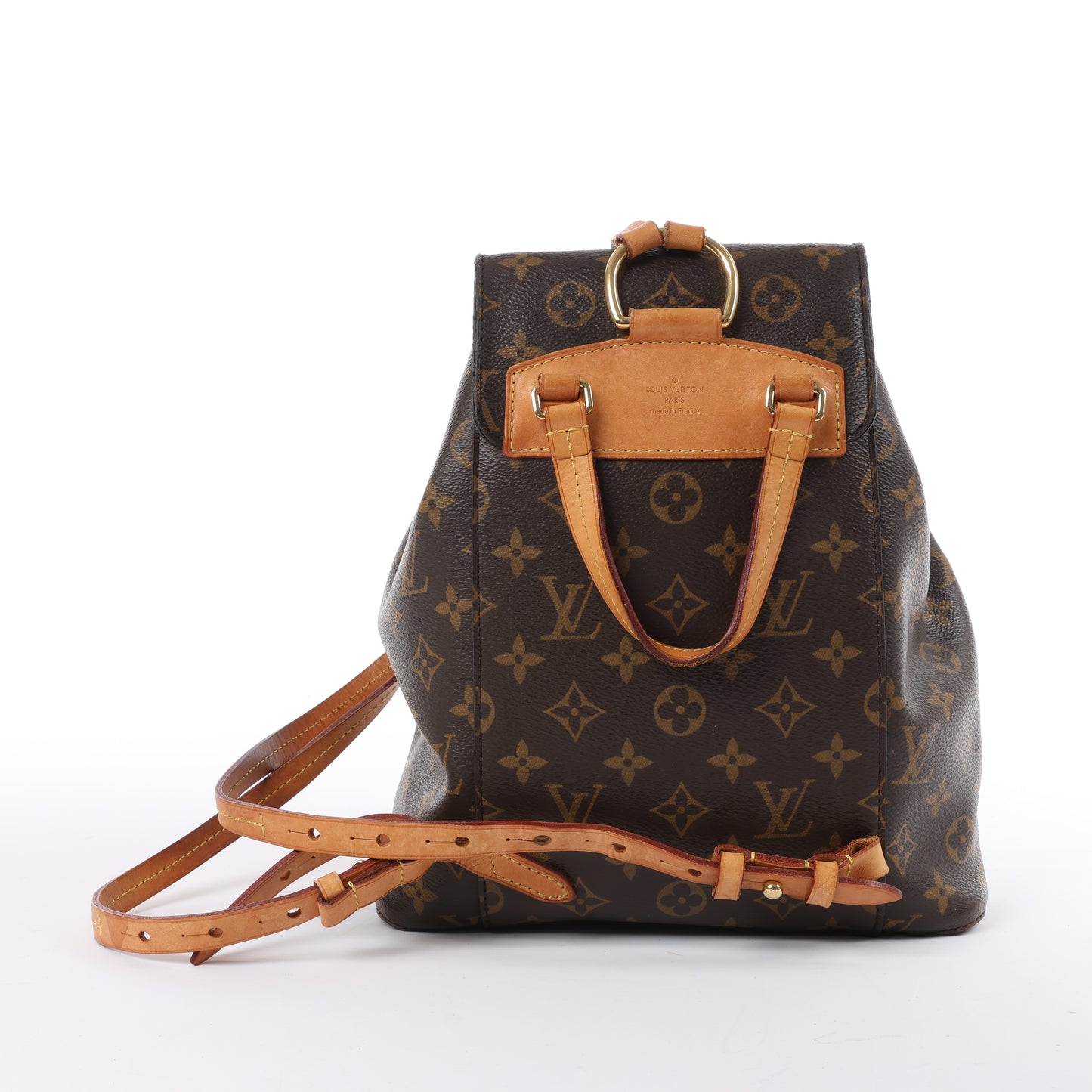 Sac à dos Louis Vuitton Monsley en toile Monogram marron M43431