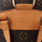 Louis Vuitton Monsley Monogram Canvas Backpack in Brown M43431