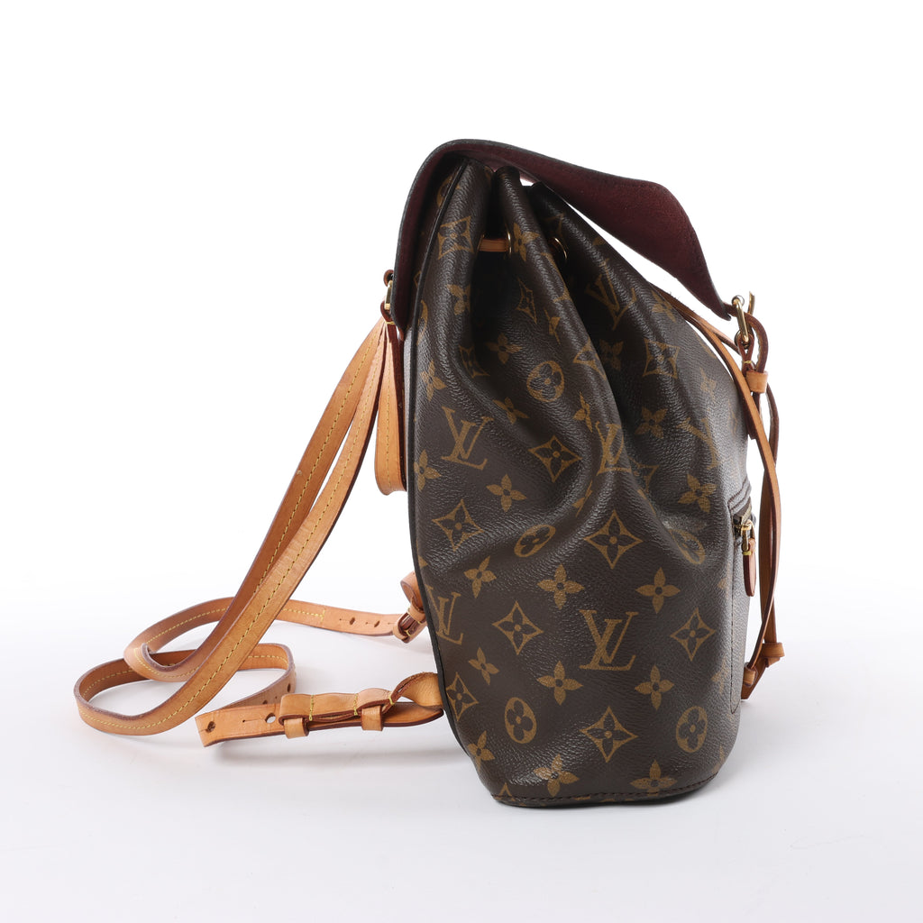 Louis Vuitton Monsley Monogram Canvas Backpack in Brown M43431