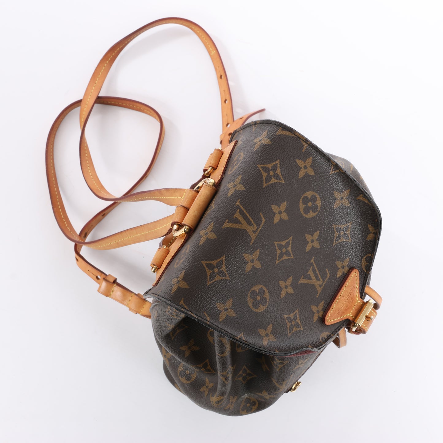 Sac à dos Louis Vuitton Monsley en toile Monogram marron M43431