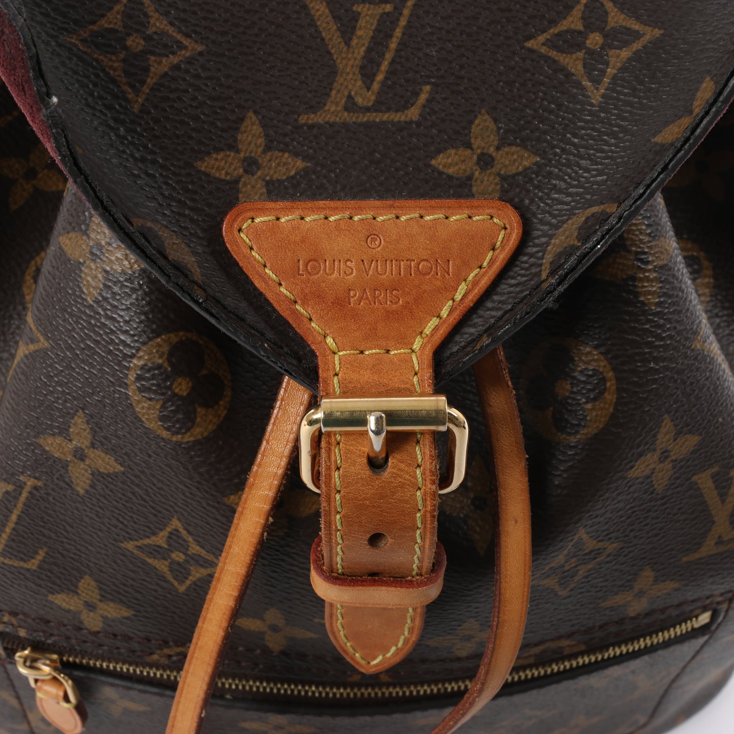Sac à dos Louis Vuitton Monsley en toile Monogram marron M43431