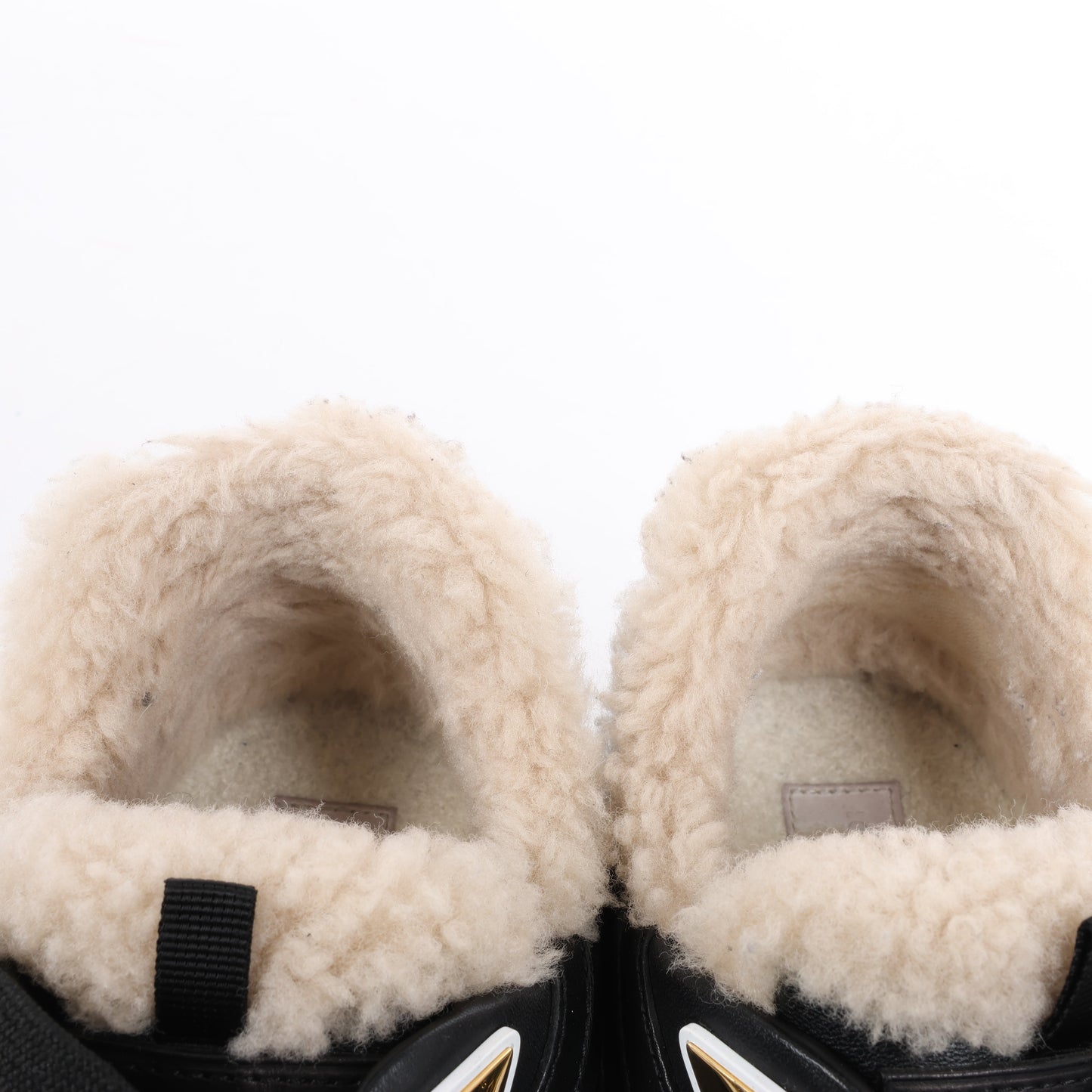 Baskets Louis Vuitton Runaway 22 ans en cuir et daim noir et marron, taille 38 EU.