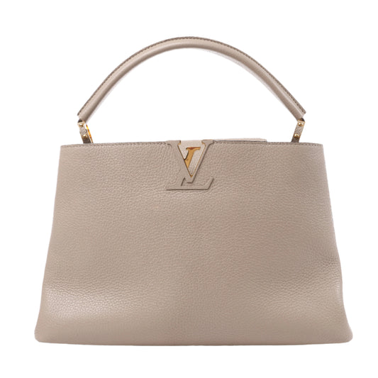 Louis Vuitton Parnassea Capucines MM Handbag in Beige M94428