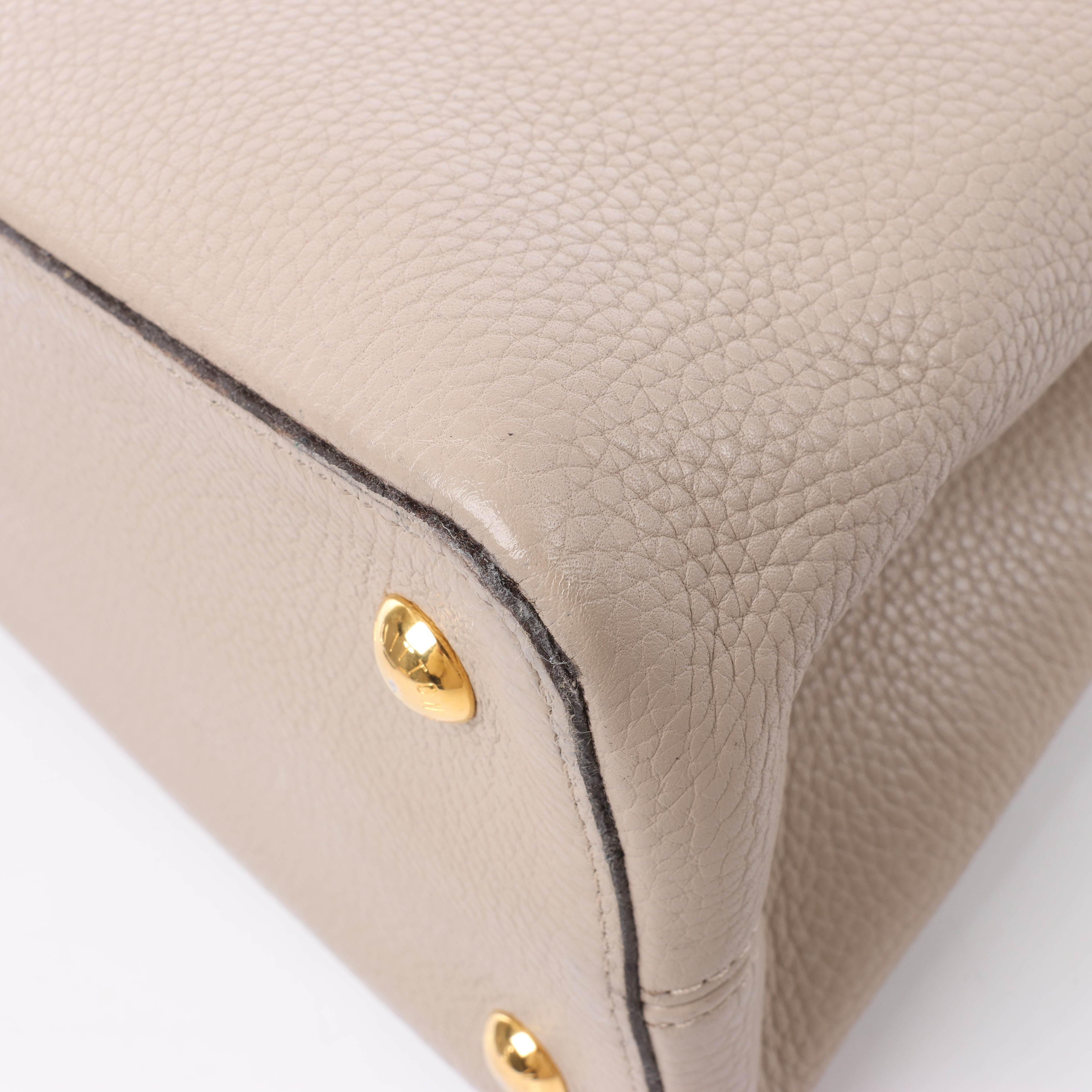 Louis Vuitton Parnassea Capucines MM Handbag in Beige M94428