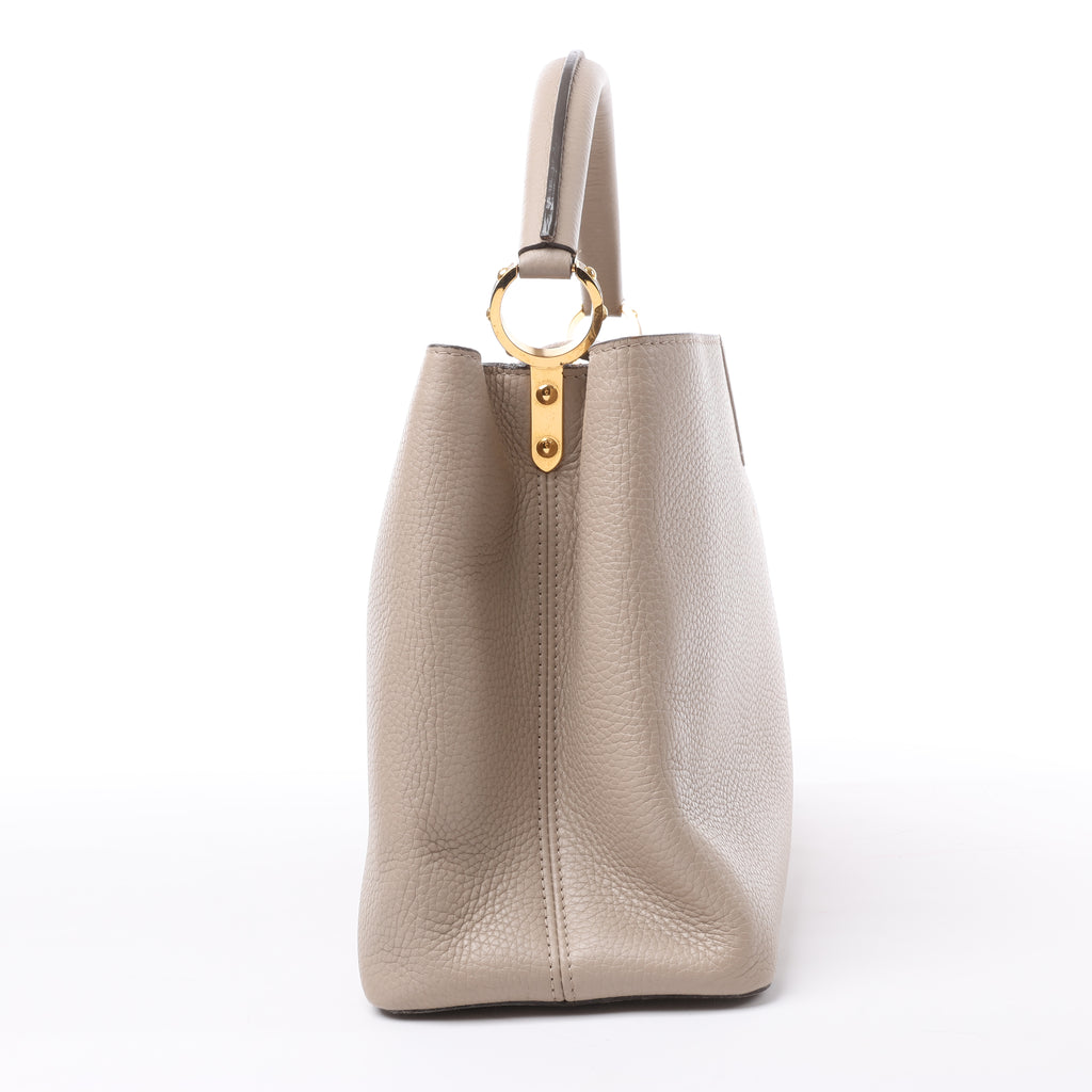 Louis Vuitton Parnassea Capucines MM Handbag in Beige M94428