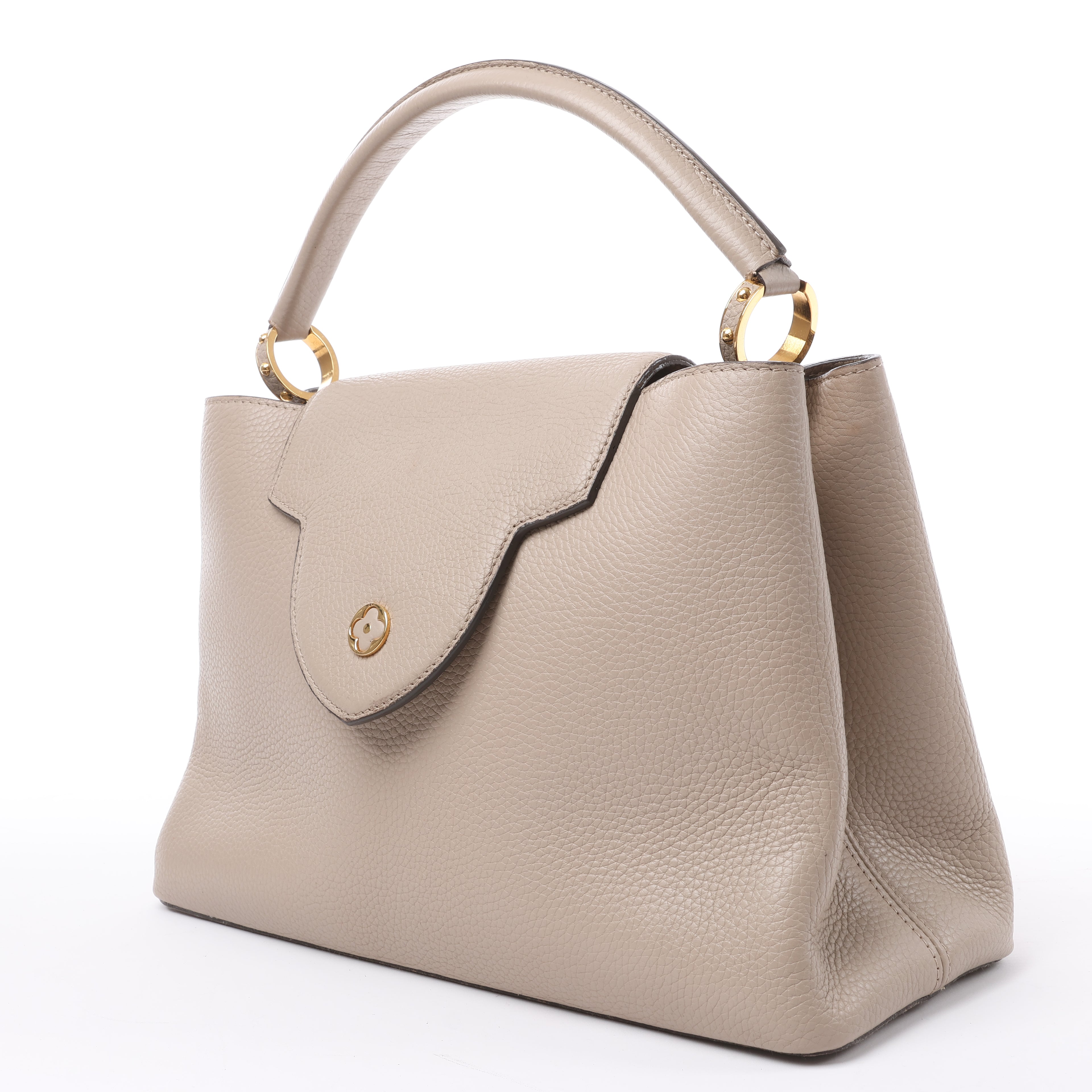 Louis Vuitton Parnassea Capucines MM Handbag in Beige M94428