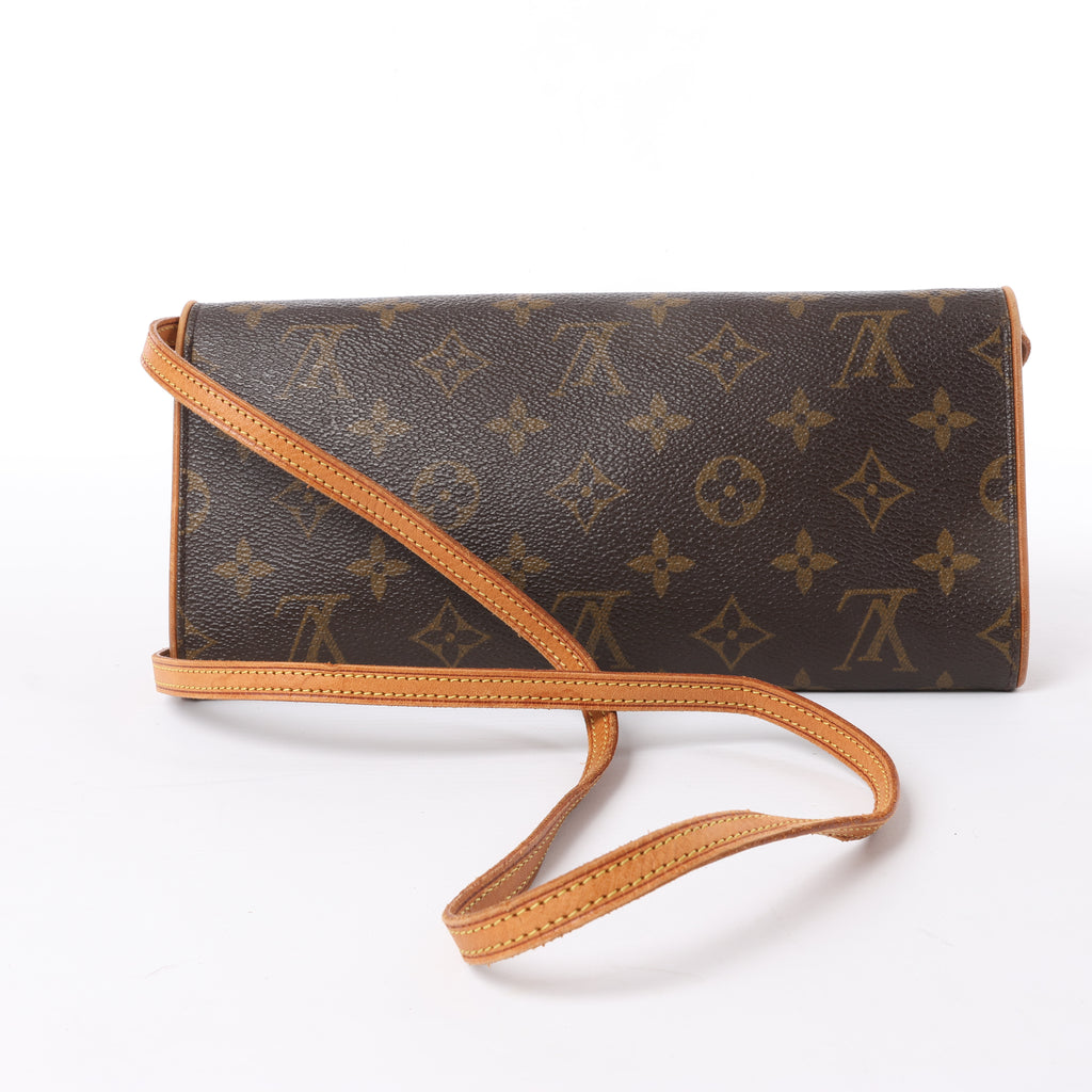 Louis Vuitton Monogram Canvas Pochette Twin GM Shoulder Bag M51852