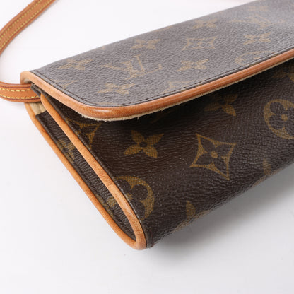 Louis Vuitton Monogram Canvas Pochette Twin GM Shoulder Bag M51852