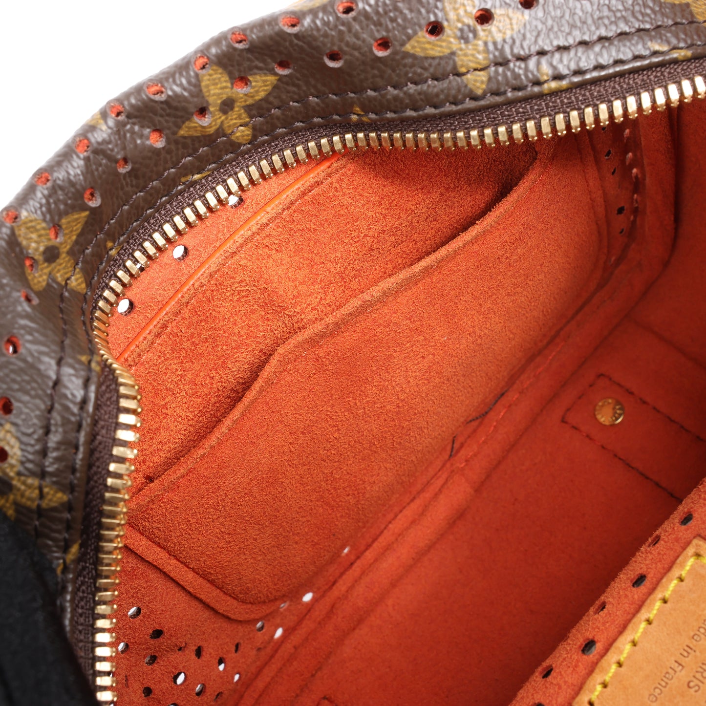 Louis Vuitton Limited Edition Monogram Perforated Mini Trocadero Umhängetasche M95177