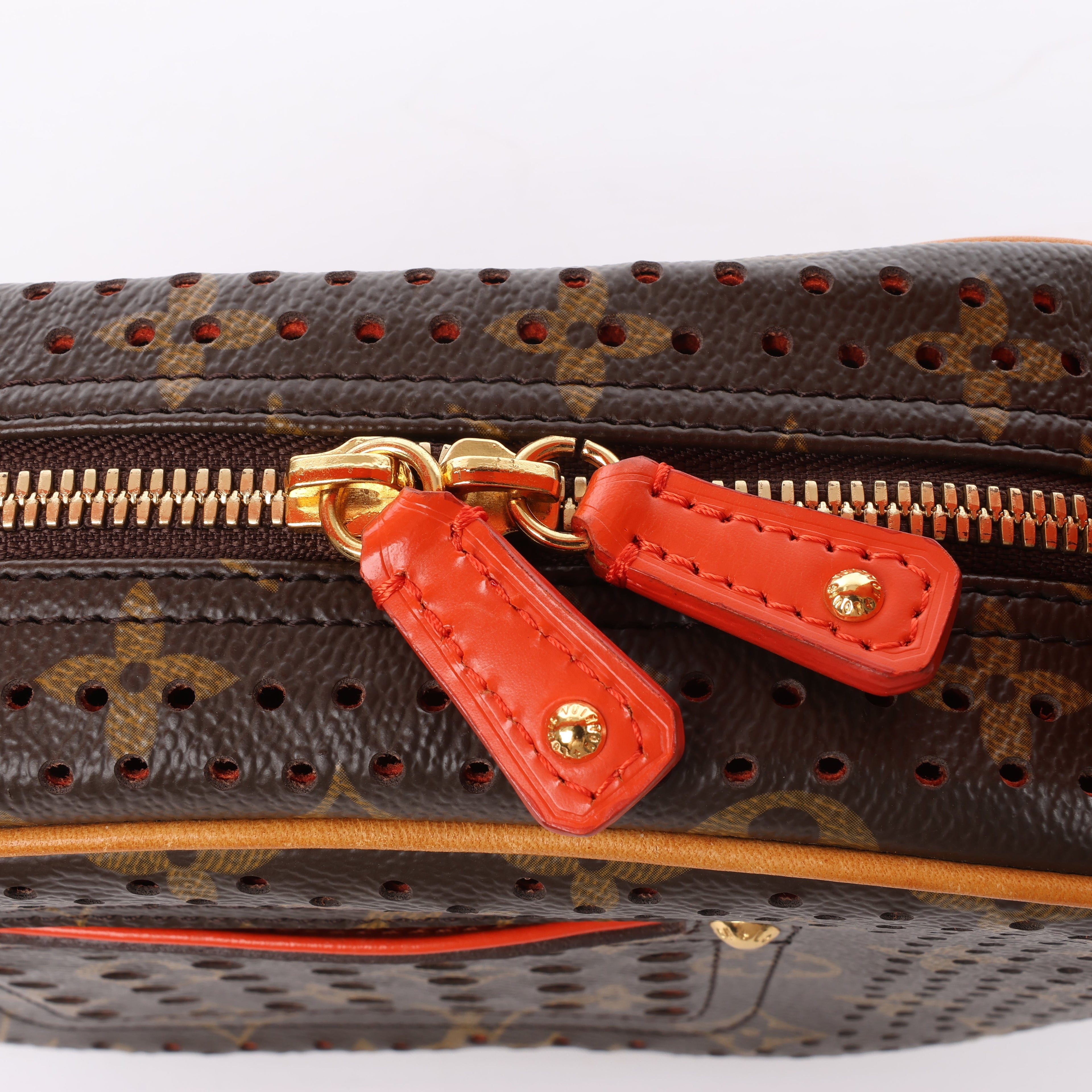 Louis Vuitton Limited Edition Monogram Perforated Mini Trocadero Shoulder Bag M95177