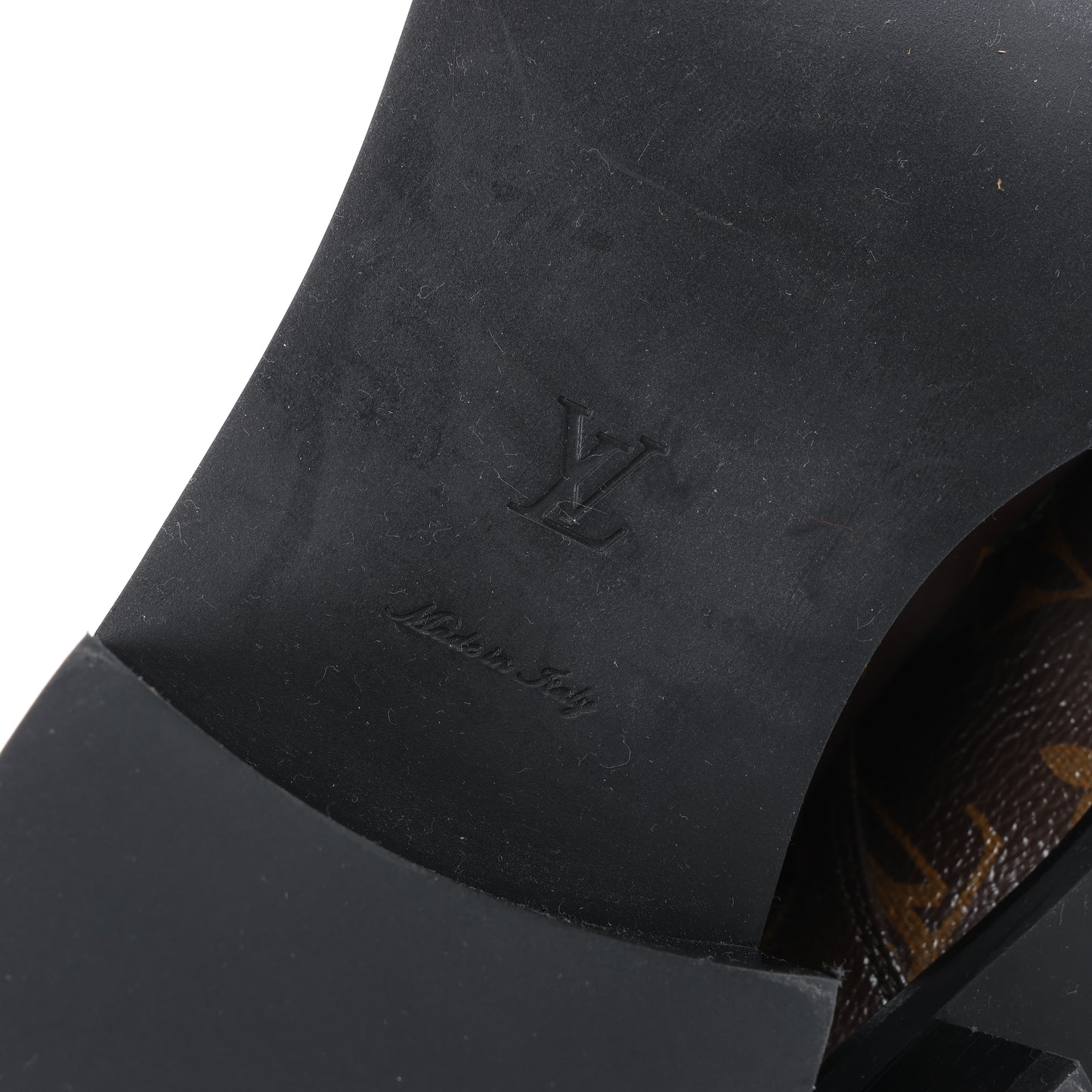 Louis Vuitton Wonderland Line 21 years Canvas & Leather Ankle Boots in Black × Brown NL0271, Size 40 EU